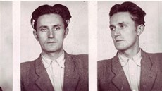 Fotografie Miroslava Sýkory z vazby. Byl jednou z obětí procesu, 1. srpna 1951... Fotografie Miroslava Sýkory z vazby. Byl jednou z obětí procesu, 1. srpna 1951...