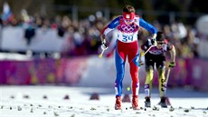 Česká běžkyně na lyžích Eva Vrabcová-Nývltová dojela v olympijském závodu na 10... Česká běžkyně na lyžích Eva Vrabcová-Nývltová dojela v olympijském závodu na 10...