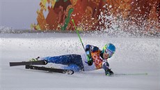 ZLATO. V olympijském obím slalomu zvítzil amerian Ted Ligety. (19. února...