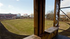 Hasičský stadion v Hradci Králové před rekonstrukcí. Hasičský stadion v Hradci Králové před rekonstrukcí.