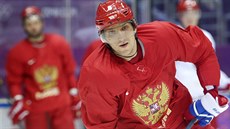 CAR. Nejsledovanější muž olympijských her Alexander Ovečkin se prohání po ledě... CAR. Nejsledovanější muž olympijských her Alexander Ovečkin se prohání po ledě...