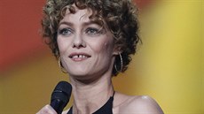 Vanessa Paradis na udílení francouzských hudebních cen (14. února 2014)