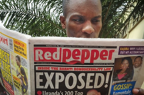 Magazín Red Pepper otiskl seznam 200 prominentních ugandských homosexuál (25....