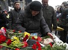 Kyjev oplakává obti krveprolití (22. února 2014)