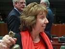 éfka diplomacie EU Catherine Ashtonová zahajuje mimoádné jednání ministr...