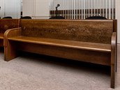 Lavice obžalovaných u Krajského soudu v Hradci Králové zůstala prázdná. Lavice obžalovaných u Krajského soudu v Hradci Králové zůstala prázdná.