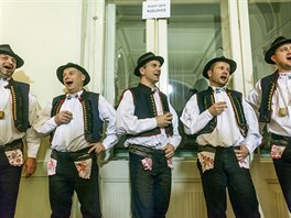 58. Moravský ples v Praze. Národní dm na Smíchov (22. února 2014, Praha).