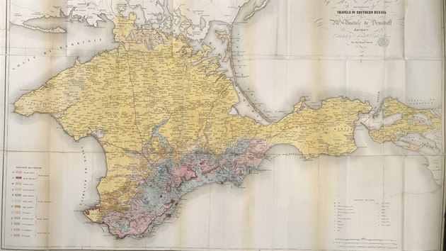 Historická mapa Krymu