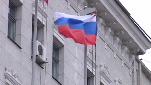 Rusk vlajka v Charkov