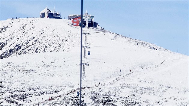 V sobotu byl oteven druh sek nov lanov drhy z Rov hory na Snku. (22. nora 2014)