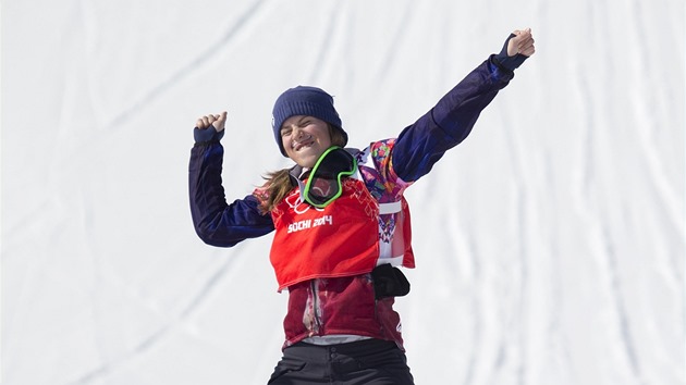 Eva Samkov na olympijskm nejvym stupni vtz.