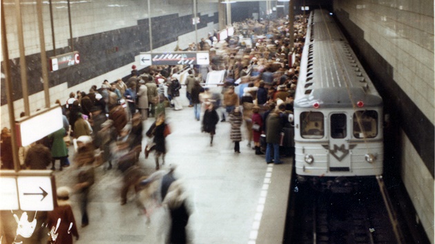 tyvozová souprava na Muzeu, rok 1978