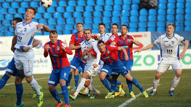 Závar ped plzeskou brankou v duelu na hiti Baníku Ostrava