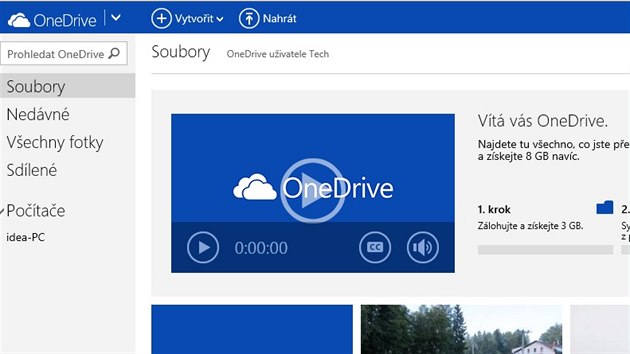 Pejmenované webové úloit SkyDrive se nov jmenuje OneDrive a nabízí...