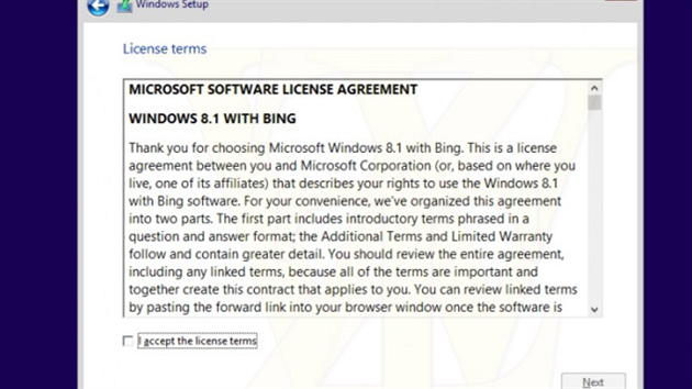 Microsoft experimentuje s operaním systémem Windows 8.1 s Bingem
