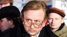 Z natáčení dalšího dílu seriálu České století. Václava Havla hraje Marek Daniel. Z natáčení dalšího dílu seriálu České století. Václava Havla hraje Marek Daniel.