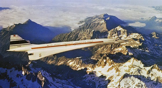 Nadzvukovou rychlostí létaly francouzské stroje Concorde.