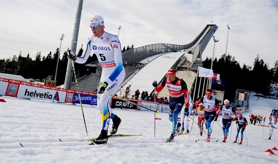 Daniel Richardsson vede pole bc na lyích v závod na 50 kilometr na