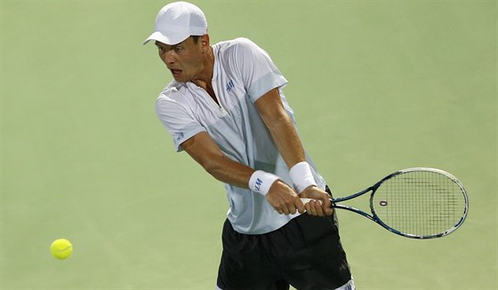 Tomá Berdych ve finále turnaje v Dubaji