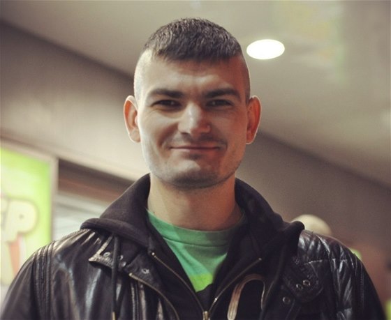 Devtadvacetiletý Ukrajinec Nazar Tokar.   