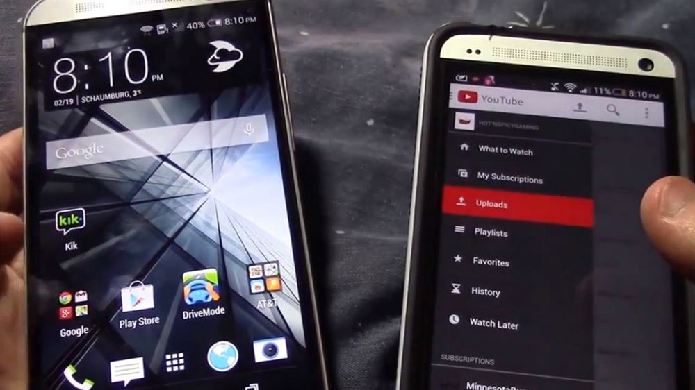 Oekávané HTC One M8 se svým pedchdcem dodnes populárním modelem One