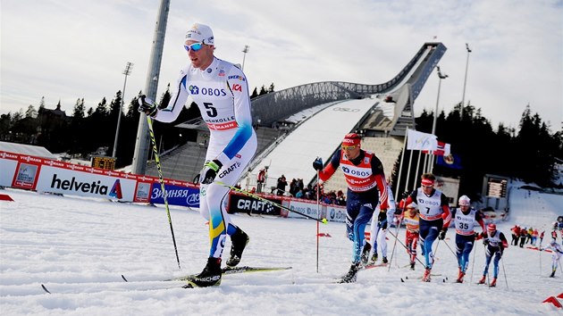 Daniel Richardsson vede pole bc na lyích v závod na 50 kilometr na