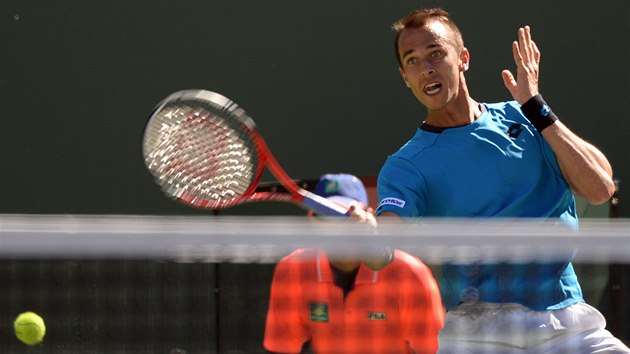 Luká Rosol na turnaji v Indian Wells