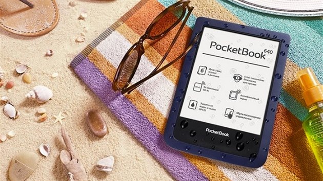 PocketBook Aqua zvldne na pli vodu i psek
