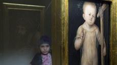 Nově zrestaurovaný obraz od Lucase Cranacha Žehnající Jezulátko s křížem. V... Nově zrestaurovaný obraz od Lucase Cranacha Žehnající Jezulátko s křížem. V...
