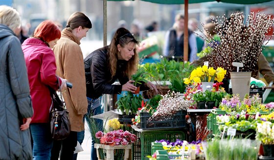 Prodej ovoce a zeleniny je na Zelném trhu tradicí. Ilustraní snímek 
