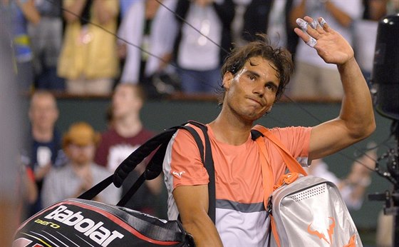 Rafael Nadal se louí s turnajem v Indian Wells.