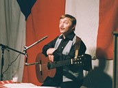 Karel Kryl pi koncert na podporu Solidarity, Mnichov 1982