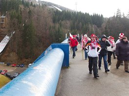 Zklamaní fanouci na MS v letech na lyích v Harrachov