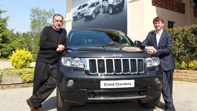 Sergio Marchionne a f znaky Jeep Mike Manley