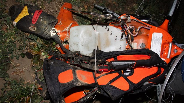 Let na motorovm padku na Karvinsku skonil tragicky. (13. bezna 2014)