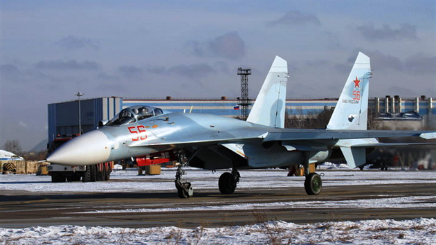 Sthac letoun Su-27SM3