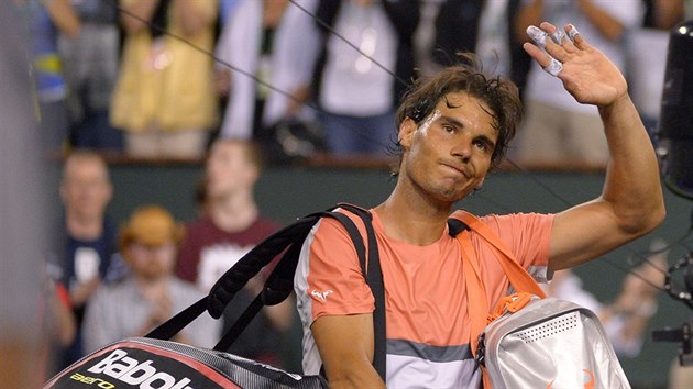 Rafael Nadal se louí s turnajem v Indian Wells.