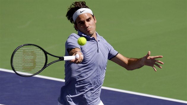 Roger Federer hladce proel do finle turnaje v Indian Wells.