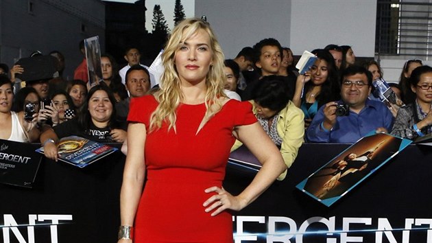 Kate Winsletov na premie filmu Divergent (Los Angeles, 21. bezna 2014)