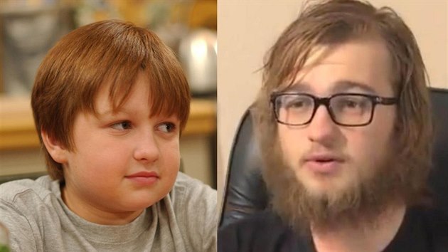 Angus T. Jones v serilu Dva a pl chlapa (2007) a v roce 2014