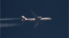 Boeing 777-200 spolenosti Malaysia Airlines. Práv tento stroj se na zaátku...