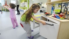 Děti v nové školce ve Zlíně využívají moderní vybavení. Děti v nové školce ve Zlíně využívají moderní vybavení.