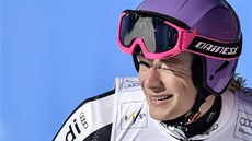 Maria Höflová-Rieschová se na archivním snímku usmívá, na sjezd v Lenzerheide... Maria Höflová-Rieschová se na archivním snímku usmívá, na sjezd v Lenzerheide...