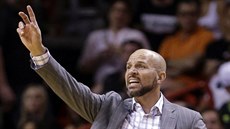 Jason Kidd na lavičce Brooklynu Nets Jason Kidd na lavičce Brooklynu Nets