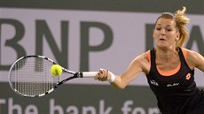 Agnieszka Radwaská na turnaji v Indian Wells
