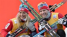 Norští běžci Therese Johaugová a Martin Johnsrud Sundby se pochlubili svými... Norští běžci Therese Johaugová a Martin Johnsrud Sundby se pochlubili svými...