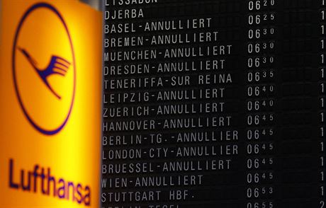 Lufthansa musela kvli stávce pilot zruit 90 procent let (ilustraní foto)
