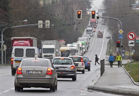 Doprava v Jihlav kolabuje pravideln ve pice a také v pípadech, kdy je njaký malér na D1.