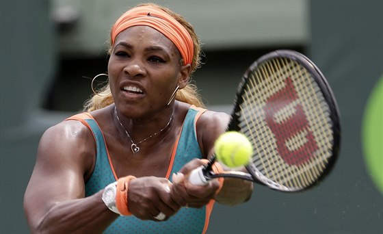 Americká tenistka Serena Williamsová obhájila titul na turnaji v Miami, kdy...