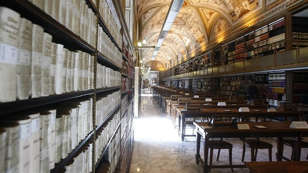Vatiknsk apotolsk knihovna na snmku z roku 2010